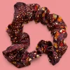 Scrunchie Afrikaanse print - Haaraccessoire - Bruin Brons