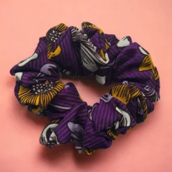 Scrunchie Afrikaanse print - Haaraccessoire - Paars
