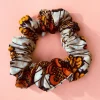 Scrunchie Afrikaanse print - Haaraccessoire - Beige