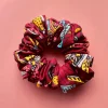 Scrunchie Afrikaanse print - Haaraccessoire - Rood floral life