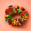 Scrunchie Afrikaanse print - Haaraccessoire - Kente Groen / geel