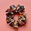 Scrunchie Afrikaanse print - Haaraccessoire - Bruin