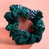 Scrunchie Afrikaanse print - XL Haaraccessoire - Groen