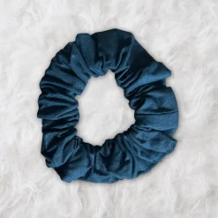 Scrunchie - Hair Accessories - Black Cotton
