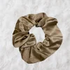 Scrunchie Satijn - Volwassenen Haaraccessoire - Beige