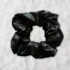 Scrunchie Satijn - Volwassenen Haaraccessoire - Zwart