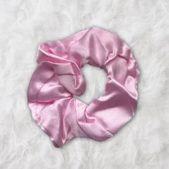 Scrunchie Satijn - Volwassenen Haaraccessoire - Roze