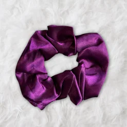 Scrunchie Satijn - Volwassenen Haaraccessoire - Paars