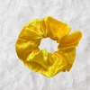 Scrunchie Satijn - Volwassenen Haaraccessoire - Geel