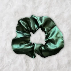 Scrunchie Satijn - Volwassenen Haaraccessoire - Groen