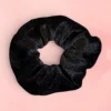 Scrunchie Velvet - Volwassenen Haaraccessoire - Zwart