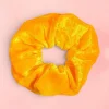 Scrunchie Velvet - Volwassenen Haaraccessoire - Geel