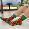 SJAAL & SOK SET - Afrikaanse print kente Winter Sjaal + Sokken