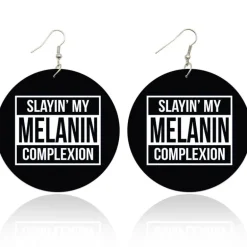 Slaying my melanin complexion - Afrikaanse oorbellen