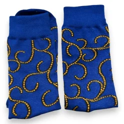 SPECIALE KORTING | Afrikaanse sokken / Afro sokken - Blauw | GRAAG LEZEN