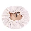 2 STUKS - Kaki + Zwart Satijnen Slaapmuts / Haar bonnet van Satijn / Satin hair bonnet