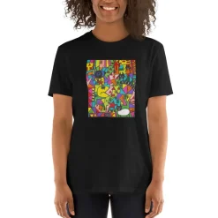 T-shirt Unisex - STEUN EEN GOED DOEL - Kunst uit Zuid-Afrika SA02 (Meerdere kleuren)