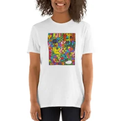 T-shirt Unisex - STEUN EEN GOED DOEL - Kunst uit Zuid-Afrika SA02 (Meerdere kleuren)