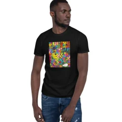 T-shirt Unisex - STEUN EEN GOED DOEL - Kunst uit Zuid-Afrika SA02 (Meerdere kleuren)