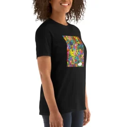 T-shirt Unisex - STEUN EEN GOED DOEL - Kunst uit Zuid-Afrika SA02 (Meerdere kleuren)