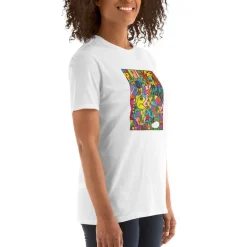 T-shirt Unisex - STEUN EEN GOED DOEL - Kunst uit Zuid-Afrika SA02 (Meerdere kleuren)