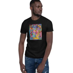 T-shirt Unisex - STEUN EEN GOED DOEL - Kunst uit Zuid-Afrika SA01 (Meerdere kleuren)
