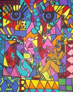 T-shirt Unisex - STEUN EEN GOED DOEL - Kunst uit Zuid-Afrika SA01 (Meerdere kleuren)