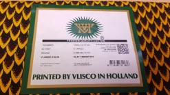 VLISCO stof Hollandais Afrikaanse Wax print - Bronze Banga Nut