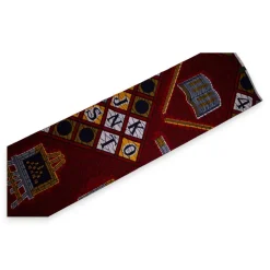VLISCO stof Hollandais Afrikaanse Wax print - Donkerrood ABC Alphabet VL00017-294