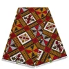 VLISCO stof Hollandais Afrikaanse Wax print - Leidse ruit