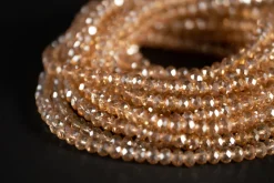 Waist Beads / Afrikaanse Heupketting - IVIE- Goud crystal (elastisch)