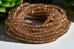 Waist Beads / Afrikaanse Heupketting - IVIE- Goud crystal (elastisch)
