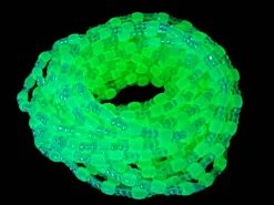 Waist Beads / Afrikaanse Heupketting - ABE- Wit- Glow in the dark (elastisch)