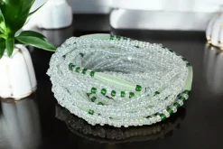 Waist Beads / Afrikaanse Heupketting - Enọfua - Groen (elastisch)