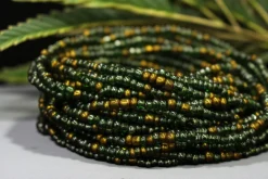 Waist Beads / Afrikaanse Heupketting - AKPATA - Groen (elastisch)