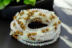 Waist Beads / Afrikaanse Heupketting - Akpakpa - Vlinder crystal (elastisch)