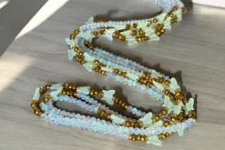Waist Beads / Afrikaanse Heupketting - Akpakpa - Vlinder crystal (elastisch)