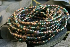 Waist Beads / Afrikaanse Heupketting - EDAZA - Groen (elastisch)