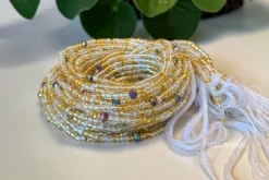 Waist Beads / Afrikaanse Heupketting - Goud Adaora (Traditioneel niet-elastisch koord)