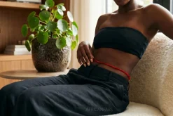 Waist Beads / Afrikaanse Heupketting - Abiémwénse - Rood (Traditioneel niet-elastisch koord)