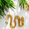 Waist Beads / Afrikaanse Heupketting - Aburiéki - Goud (Traditioneel niet-elastisch koord)