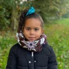 Warme Winter Colsjaal voor Kinderen met Afrikaanse print Unisex - Bruin