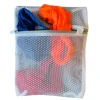 Wasnetje / Waszakje wit met ritssluiting (beschermt satijn in de wasmachine)