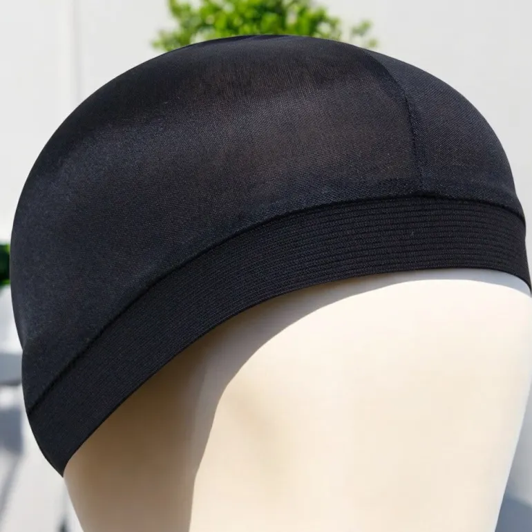 Wave Cap - Silky wave caps / Rags cap / Durag cap / 360 Waves cap Zwart - Unisex