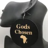 Wooden earrings | Gods Chosen