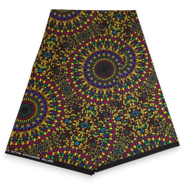 Zonneklep / Pet met Afrikaanse print - Multicolor Sunburst