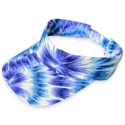 Zonneklep / Pet met Afrikaanse print - Blauwe Tie Dye