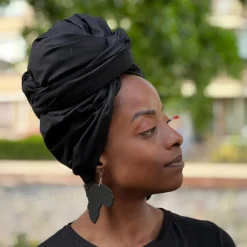 Zwarte hoofddoek / Zwarte headwrap